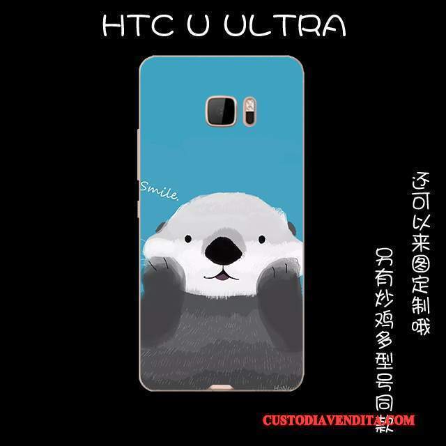 Custodia Htc U Ultra Protezione Bello Morbido, Cover Htc U Ultra Vintage Rosatelefono