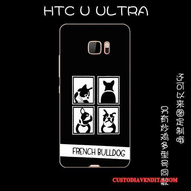 Custodia Htc U Ultra Protezione Bello Morbido, Cover Htc U Ultra Vintage Rosatelefono