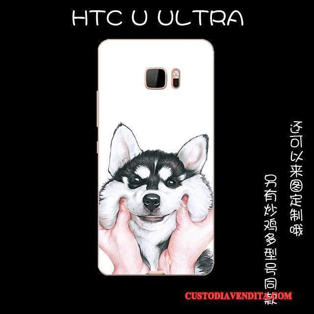 Custodia Htc U Ultra Protezione Bello Morbido, Cover Htc U Ultra Vintage Rosatelefono