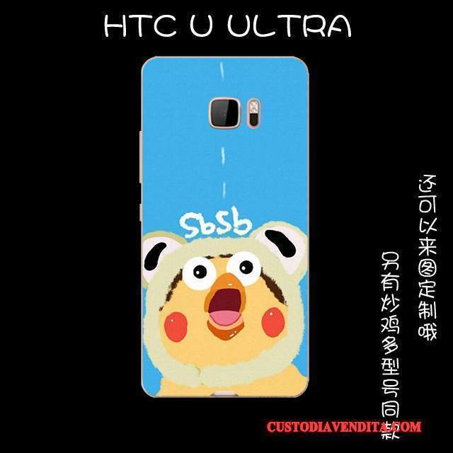 Custodia Htc U Ultra Protezione Bello Morbido, Cover Htc U Ultra Vintage Rosatelefono