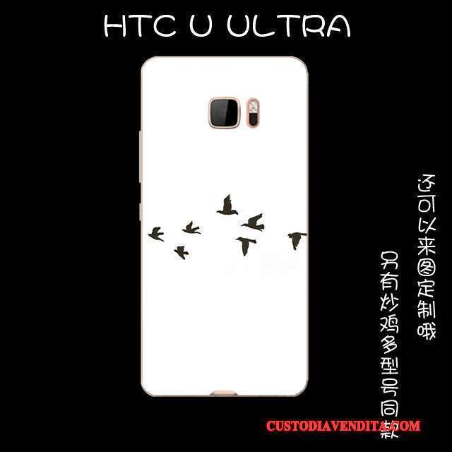 Custodia Htc U Ultra Protezione Bello Morbido, Cover Htc U Ultra Vintage Rosatelefono