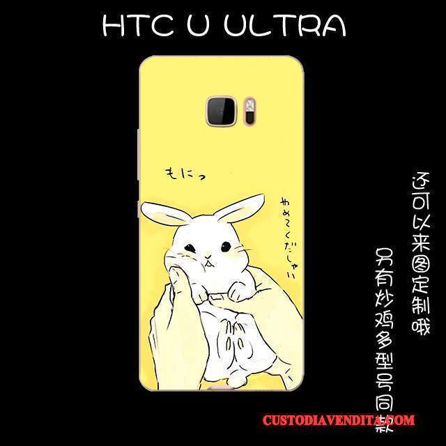 Custodia Htc U Ultra Protezione Bello Morbido, Cover Htc U Ultra Vintage Rosatelefono