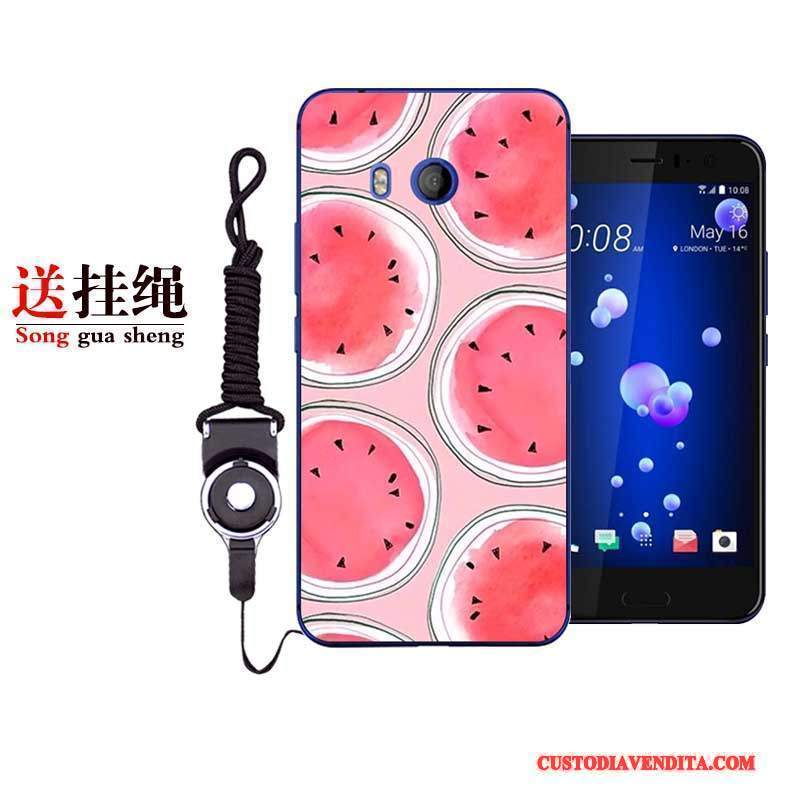 Custodia Htc U11 Cartone Animato Di Personalità Morbido, Cover Htc U11 Silicone Tutto Inclusotelefono