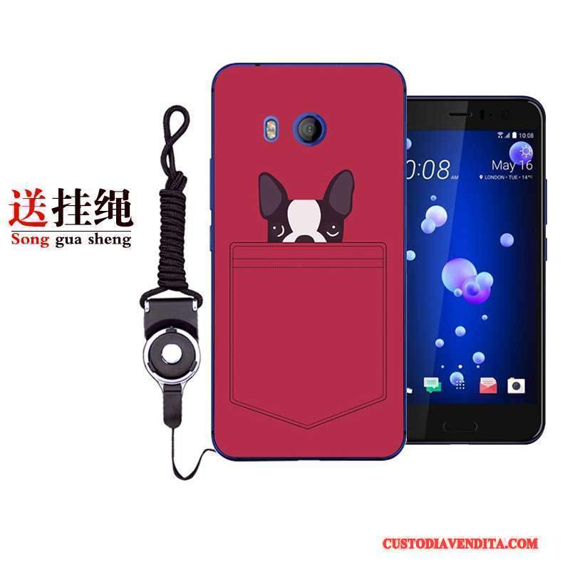 Custodia Htc U11 Cartone Animato Di Personalità Morbido, Cover Htc U11 Silicone Tutto Inclusotelefono