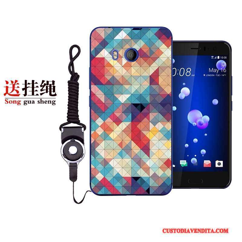 Custodia Htc U11 Cartone Animato Di Personalità Morbido, Cover Htc U11 Silicone Tutto Inclusotelefono