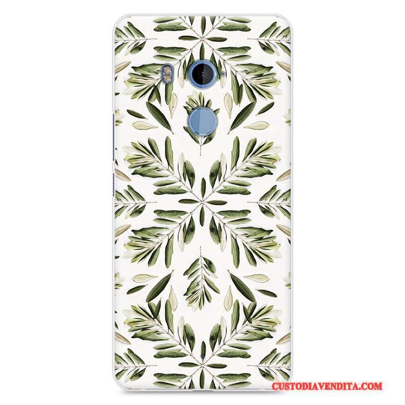 Custodia Htc U11+ Colore Verde Trasparente, Cover Htc U11+ Silicone Tutto Incluso Morbido