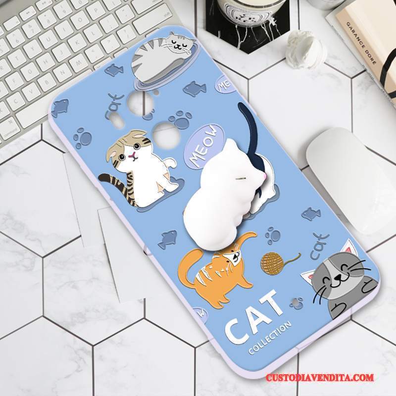 Custodia Htc U11+ Creativo Di Personalità Anti-caduta, Cover Htc U11+ Cartone Animato Morbido Bello