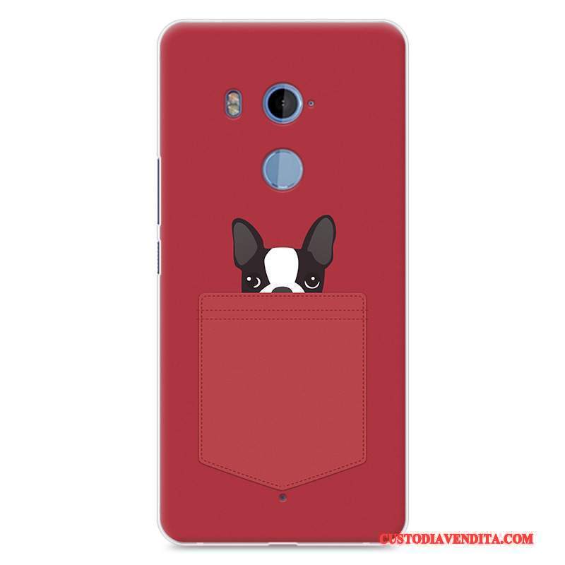 Custodia Htc U11+ Creativo Grigio Di Personalità, Cover Htc U11+ Silicone Morbido Anti-caduta