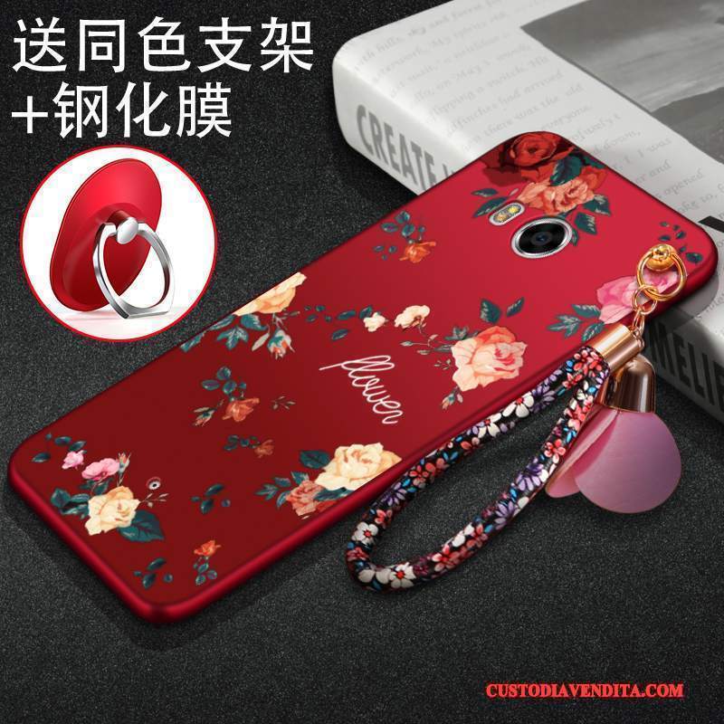 Custodia Htc U11 Creativo Tutto Incluso Rosso, Cover Htc U11 Protezione Tendenza Anti-caduta