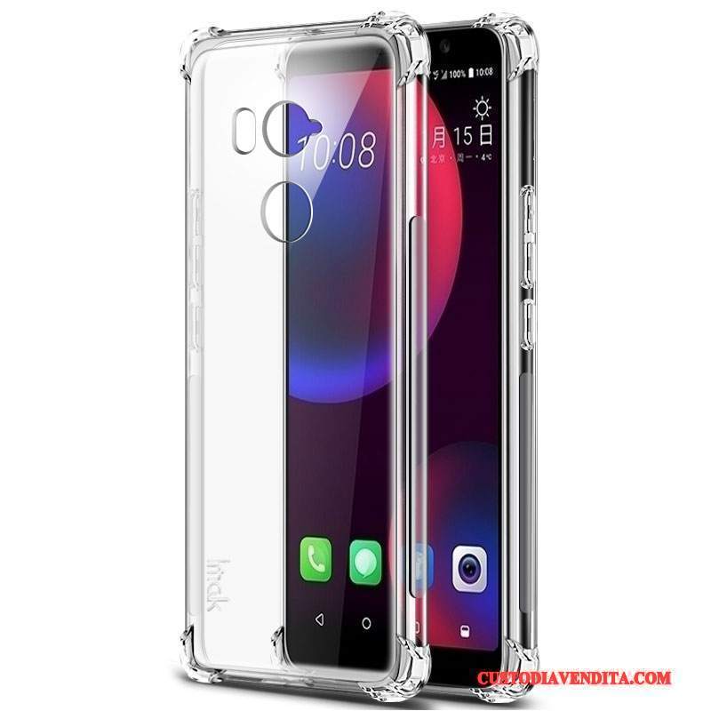 Custodia Htc U11 Life Silicone Gasbag Morbido, Cover Htc U11 Life Protezione Gioventù Anti-caduta