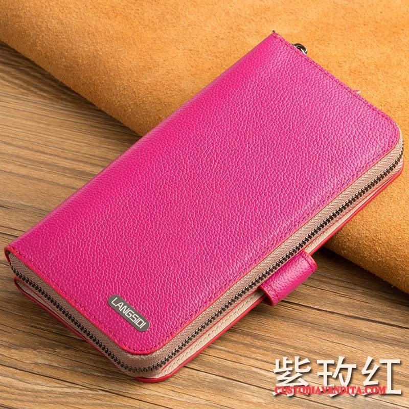 Custodia Htc U11 Pelle Anti-caduta Sottile, Cover Htc U11 Protezione Arancionetelefono