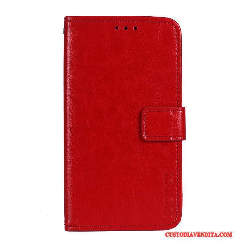 Custodia Htc U11+ Pelle Carta Supporto, Cover Htc U11+ Folio Verdetelefono