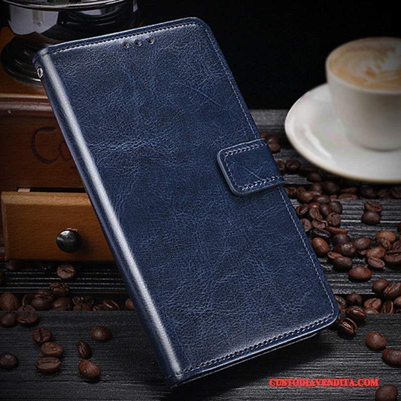 Custodia Htc U11+ Pelle Rossotelefono, Cover Htc U11+ Portafoglio