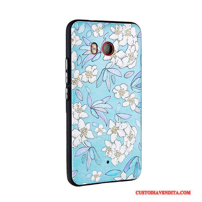 Custodia Htc U11 Protezione Telefono Affari, Cover Htc U11 Cartone Animato Blu Chiaro