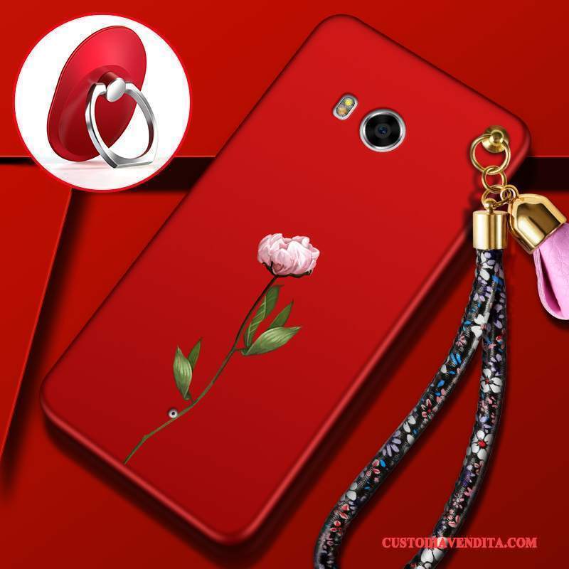 Custodia Htc U11 Protezione Tutto Incluso Tendenza, Cover Htc U11 Creativo Morbido Rosso