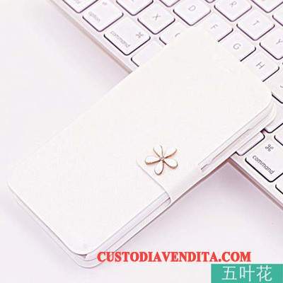 Custodia Huawei Ascend G6 Pelle Supportotelefono, Cover Huawei Ascend G6 Folio Carta