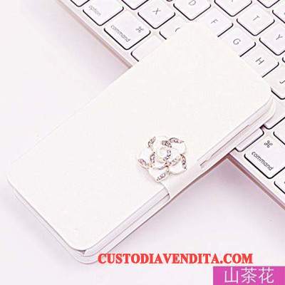 Custodia Huawei Ascend G6 Pelle Supportotelefono, Cover Huawei Ascend G6 Folio Carta