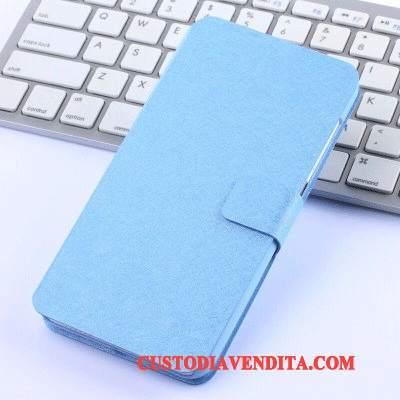 Custodia Huawei Ascend G6 Pelle Supportotelefono, Cover Huawei Ascend G6 Folio Carta