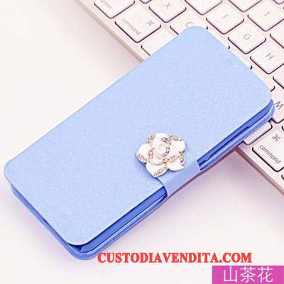 Custodia Huawei Ascend G6 Pelle Supportotelefono, Cover Huawei Ascend G6 Folio Carta