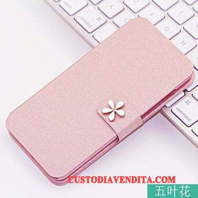 Custodia Huawei Ascend G6 Pelle Supportotelefono, Cover Huawei Ascend G6 Folio Carta