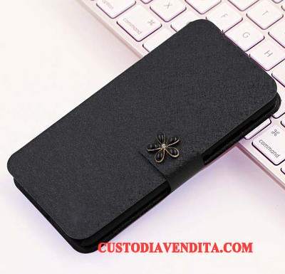 Custodia Huawei Ascend G6 Pelle Supportotelefono, Cover Huawei Ascend G6 Folio Carta