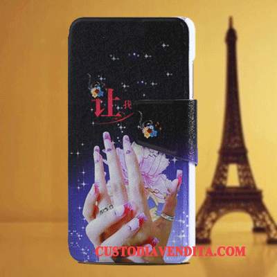 Custodia Huawei Ascend G6 Pelle Telefono Blu, Cover Huawei Ascend G6 Protezione Sottile Supporto