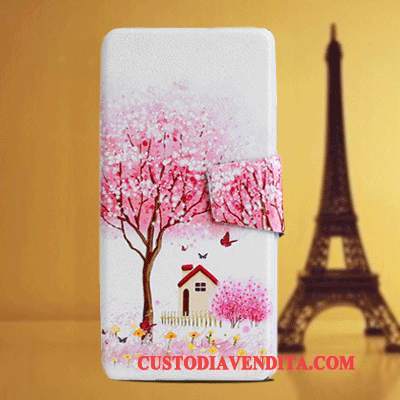 Custodia Huawei Ascend G6 Pelle Telefono Blu, Cover Huawei Ascend G6 Protezione Sottile Supporto