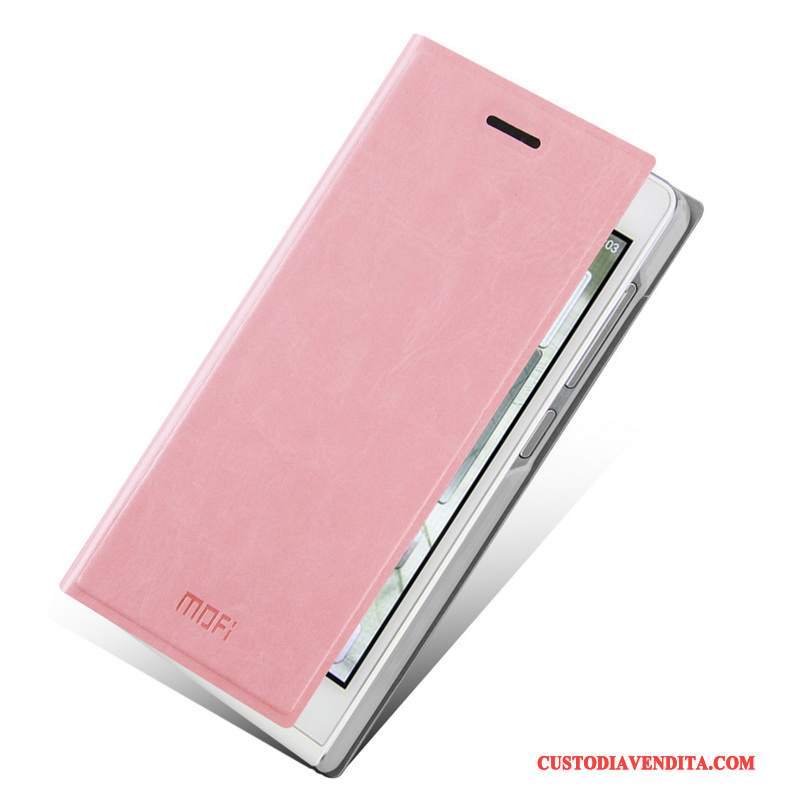 Custodia Huawei Ascend G6 Pelle Telefono Borse, Cover Huawei Ascend G6 Rosa