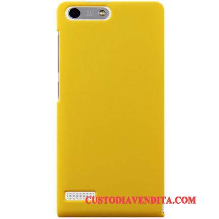 Custodia Huawei Ascend G6 Protezione Difficile Giallo, Cover Huawei Ascend G6 Macchiatitelefono