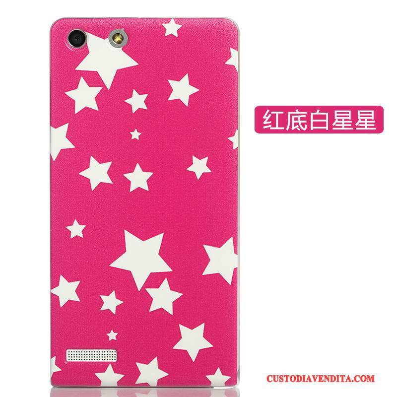 Custodia Huawei Ascend G6 Protezione Difficile Rosa, Cover Huawei Ascend G6 Cartone Animato Macchiati Di Personalità