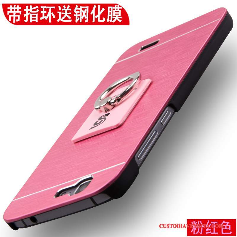 Custodia Huawei Ascend G7 Protezione Difficile Metallo, Cover Huawei Ascend G7 Telefono Oro