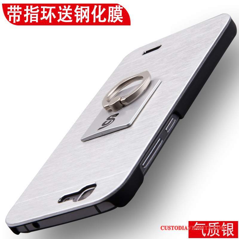 Custodia Huawei Ascend G7 Protezione Difficile Metallo, Cover Huawei Ascend G7 Telefono Oro