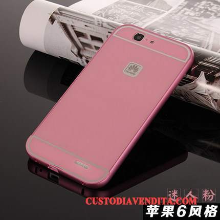 Custodia Huawei Ascend G7 Protezione Tendenza Coperchio Posteriore, Cover Huawei Ascend G7 Metallo Difficile