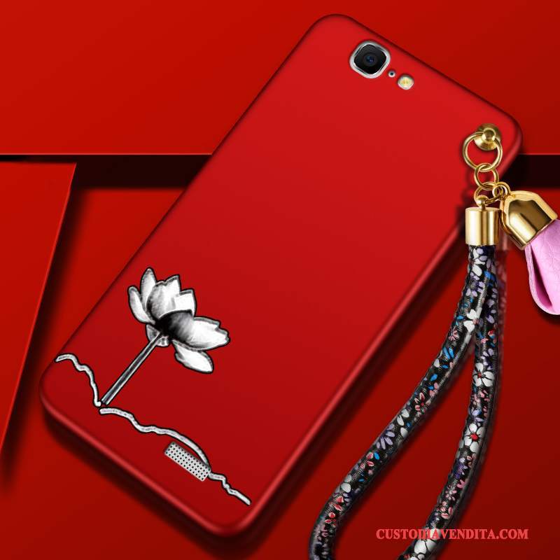 Custodia Huawei Ascend G7 Silicone Ornamenti Appesi Rosso, Cover Huawei Ascend G7 Protezione Nerotelefono