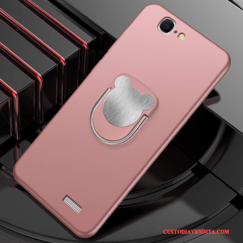 Custodia Huawei Ascend G7 Silicone Rosa Anti-caduta, Cover Huawei Ascend G7 Protezione Telefono Morbido