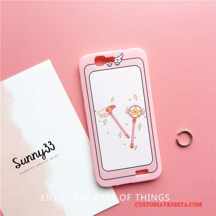 Custodia Huawei Ascend G7 Silicone Rosa Morbido, Cover Huawei Ascend G7 Telefono Bello