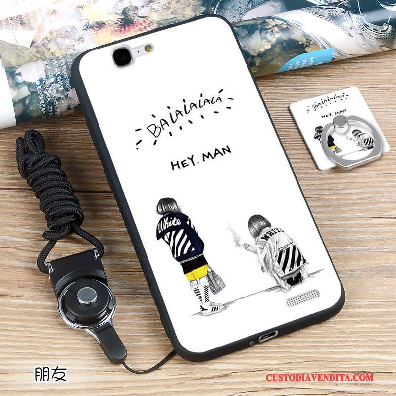 Custodia Huawei Ascend G7 Silicone Tendenza Bianco, Cover Huawei Ascend G7 Protezione Anti-cadutatelefono