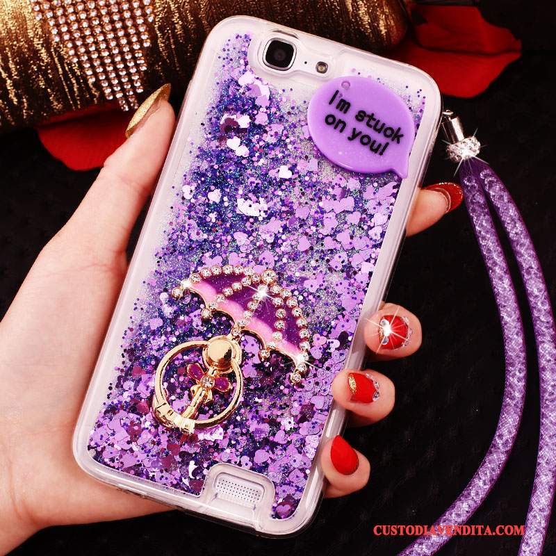 Custodia Huawei Ascend G7 Strass Sottili Ring, Cover Huawei Ascend G7 Protezione Telefono Tendenza