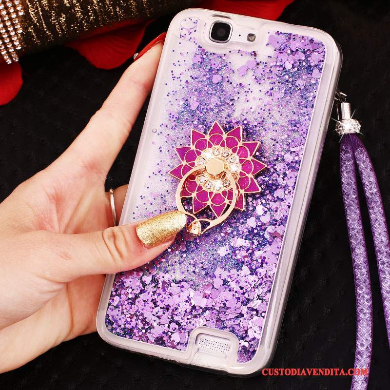 Custodia Huawei Ascend G7 Strass Sottili Ring, Cover Huawei Ascend G7 Protezione Telefono Tendenza