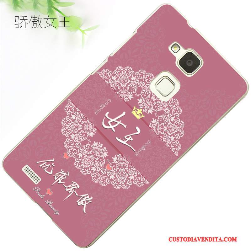 Custodia Huawei Ascend Mate 7 Creativo Fresco Anti-caduta, Cover Huawei Ascend Mate 7 Goffratura Tendenza Blu