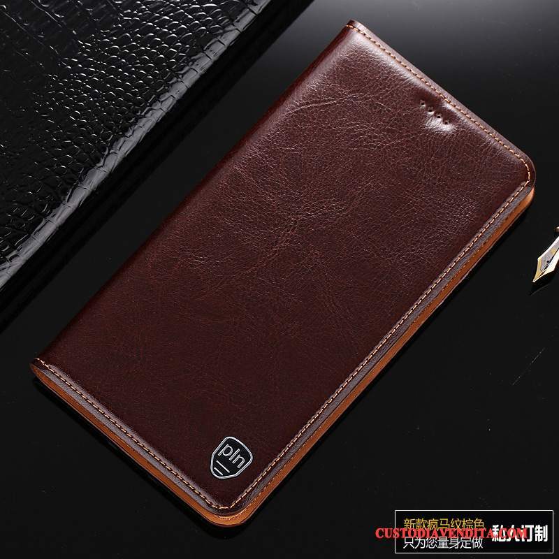 Custodia Huawei Ascend Mate 7 Pelle Blutelefono, Cover Huawei Ascend Mate 7 Folio Anti-caduta