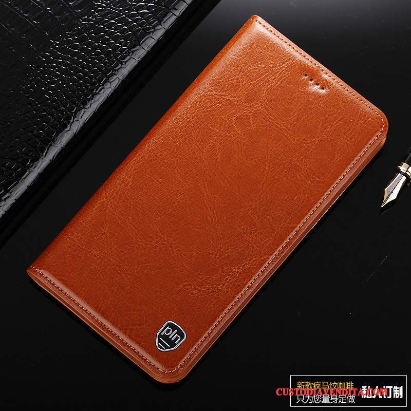 Custodia Huawei Ascend Mate 7 Pelle Blutelefono, Cover Huawei Ascend Mate 7 Folio Anti-caduta