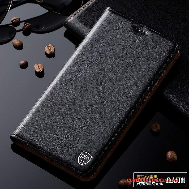 Custodia Huawei Ascend Mate 7 Pelle Blutelefono, Cover Huawei Ascend Mate 7 Folio Anti-caduta