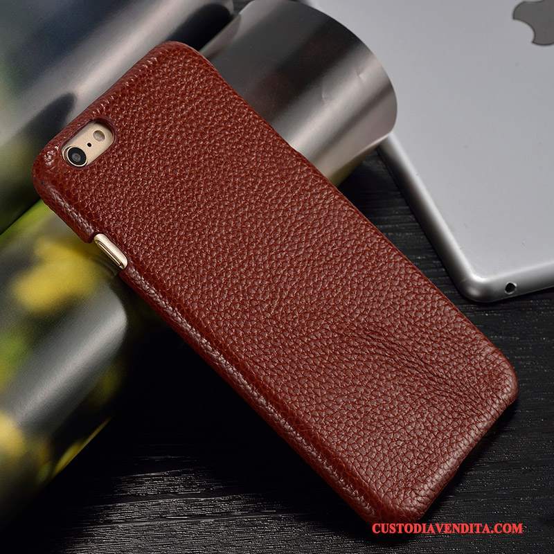 Custodia Huawei Ascend Mate 7 Pelle Telefono Semplici, Cover Huawei Ascend Mate 7 Protezione Rosso Difficile