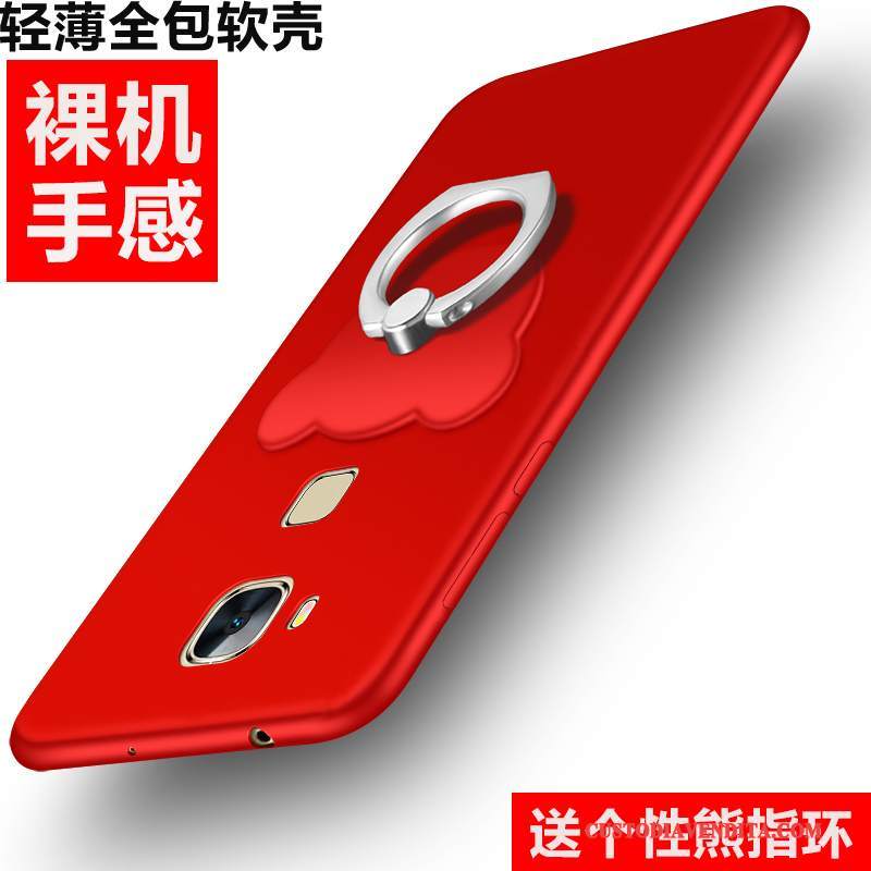 Custodia Huawei Ascend Mate 7 Protezione Morbido Rosso, Cover Huawei Ascend Mate 7 Macchiatitelefono