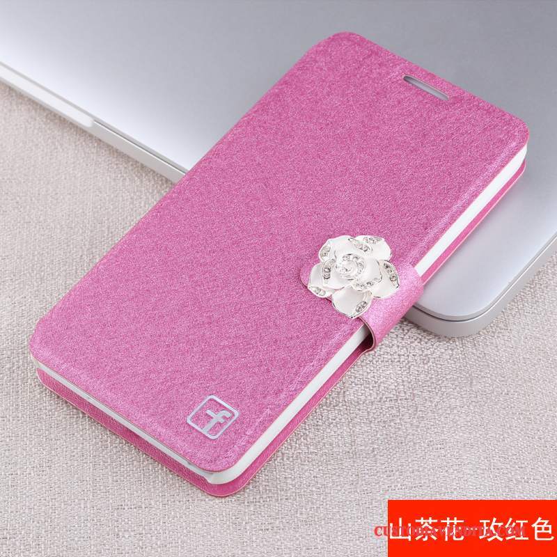 Custodia Huawei G7 Plus Pelle Rosatelefono, Cover Huawei G7 Plus Folio