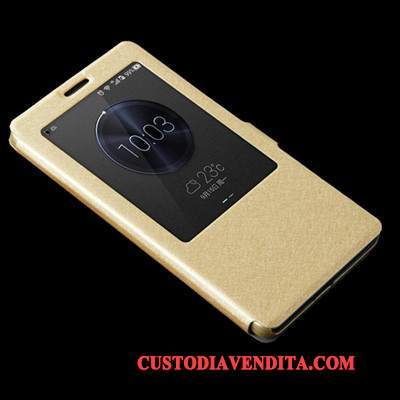 Custodia Huawei G7 Plus Pelle Rossotelefono, Cover Huawei G7 Plus Folio