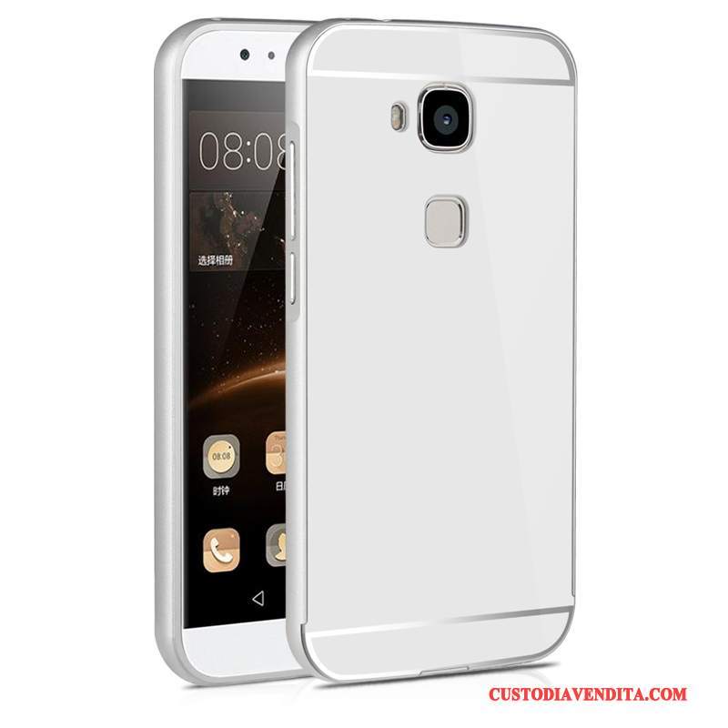 Custodia Huawei G7 Plus Protezione Difficile Telaio, Cover Huawei G7 Plus Metallo Sottili