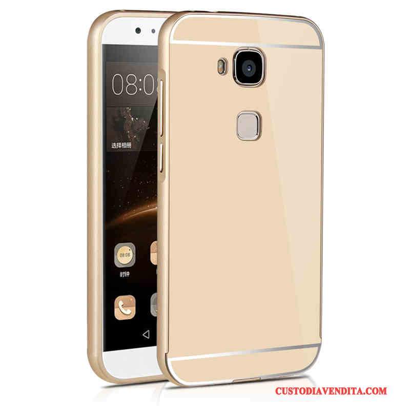 Custodia Huawei G7 Plus Protezione Difficiletelefono, Cover Huawei G7 Plus Telaio Metallo