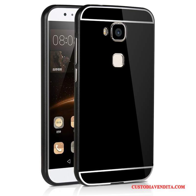 Custodia Huawei G7 Plus Protezione Difficiletelefono, Cover Huawei G7 Plus Telaio Metallo